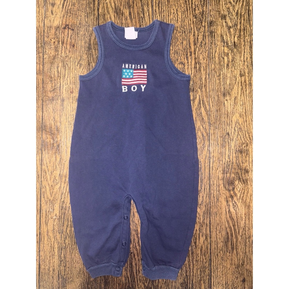 Vintage carters American boy USA romper 18/24 months